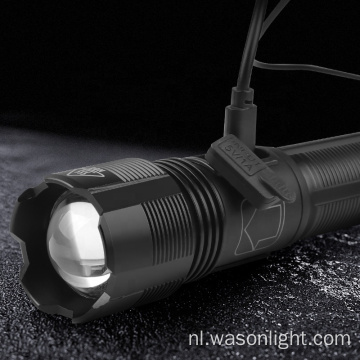 Bestseller Hoge lumen Handige compacte Outdoor Waterdichte USB-C oplaadbare zaklamp 5 Modi Handheld XHP50 Torch